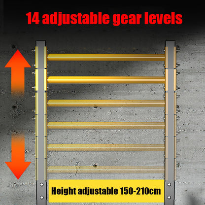 Pull Up Station - Pull Up Bar Vrijstaand, Gym Apparatuur voor Thuis, Dragende 200kg