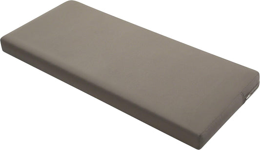 Classic Accessories Ravenna Patio Bank/Settee Kussen Slip Cover & Foam - Duurzaam Buitenkussen, Donker Taupe, 122 cm B x 45 cm D x 7,6 cm dik