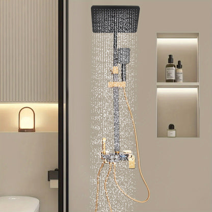 Douche Mengkraan – Douchekraan – Mengkraan – Douche Set – Douchesysteem – Handdouche – Regendouche – Wandmontage – Enkele Hendel Bediening