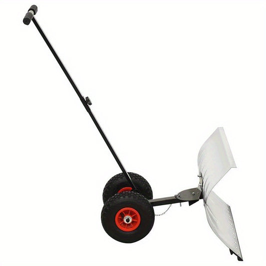 Sneeuwschuiver – Sneeuwschep – Sneeuwruimer – Lawineschop – Bladruimer – Handmatig met Wielen – Duurzaam Kunststof – Ergonomisch Comfort