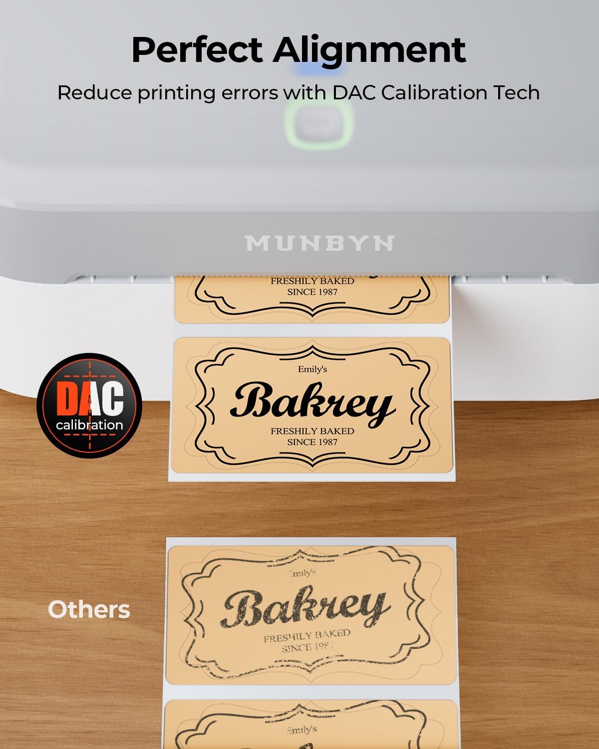 MUNBYN Bluetooth Label Printer DHL, Label Printer 4x6, Label Printer Thermal Printer for Shopify, Ebay, Etsy, Amazon, DHL, Evri, DPD, UPS, FedEx, 403B - QUORE
