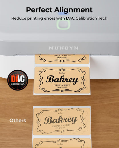 MUNBYN Bluetooth Label Printer DHL, Label Printer 4x6, Label Printer Thermal Printer for Shopify, Ebay, Etsy, Amazon, DHL, Evri, DPD, UPS, FedEx, 403B - QUORE