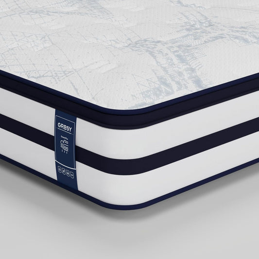 Premium matras - pocketveringmatras H4, 9-zones ergonomische pocketveringmatras, ademende comfort-overtrek, Oeko-Tex & CertiPUR-US, 140 x 200 x 28 cm