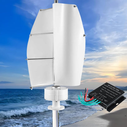 10000W Geen Lawaai Lage Snelheid Verticale As Wind Power Turbine Generator 220V Dak Zet Residentieel Thuis Gebruik Hoog Rendement Windmolen voor Thuis/RV/Marine