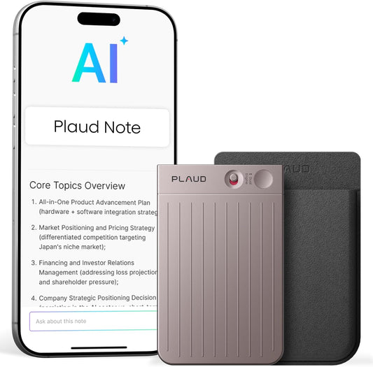 Digitale AI-spraakrecorder – Dictafoon – Voice Recorder – Audio Recorder – Opnameapparaat – Sterrenlicht Met Zwarte Hoes – Transcriptie In 112 Talen – Tot 30 Uur Opnametijd En 64 GB Opslag