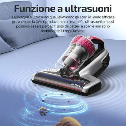 Draagbare Mijtenstofzuiger – Matrasstofzuiger – Bedstofzuiger – Stofmijtstofzuiger – Allergiestofzuiger – 600 W Krachtige Zuigkracht – UV- En Ultrasone Sterilisatie