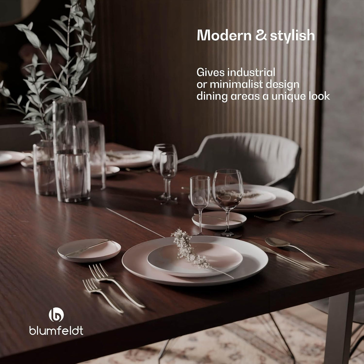 Blumfeldt Bearsdon Houten tafelblad - duurzaam, 160 x 90 cm, krasvast & hittebestendig, ideaal voor eettafel - moderne grenen afwerking, industriële & minimalistische stijl