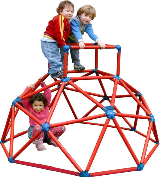 Monkey Bar Klimrek, klimtoren, speelrek, belastbaar tot 70 kg, rood