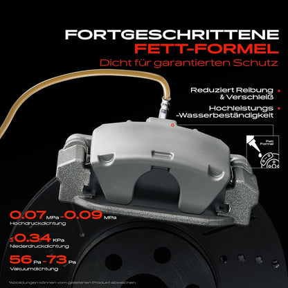 Frankberg 1 x remklauw achteras links compatibel met Leaf ZE1 Electric Qashqai II SUV J11 J11 X-Trail T32 T32R T32RR vervanging # 440114CA0B