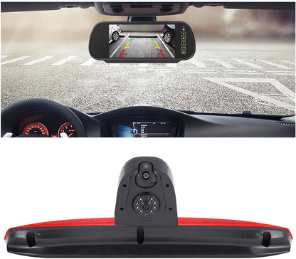 HD 1280 pixels remlicht dubbele achteruitrijcamera dak camera parkeerhulp met hoek verstelbaar nachtzicht compatibel met Mercedes Vito Mixto W639/W447 109 111 114 BLUETEC LWB Box CDI
