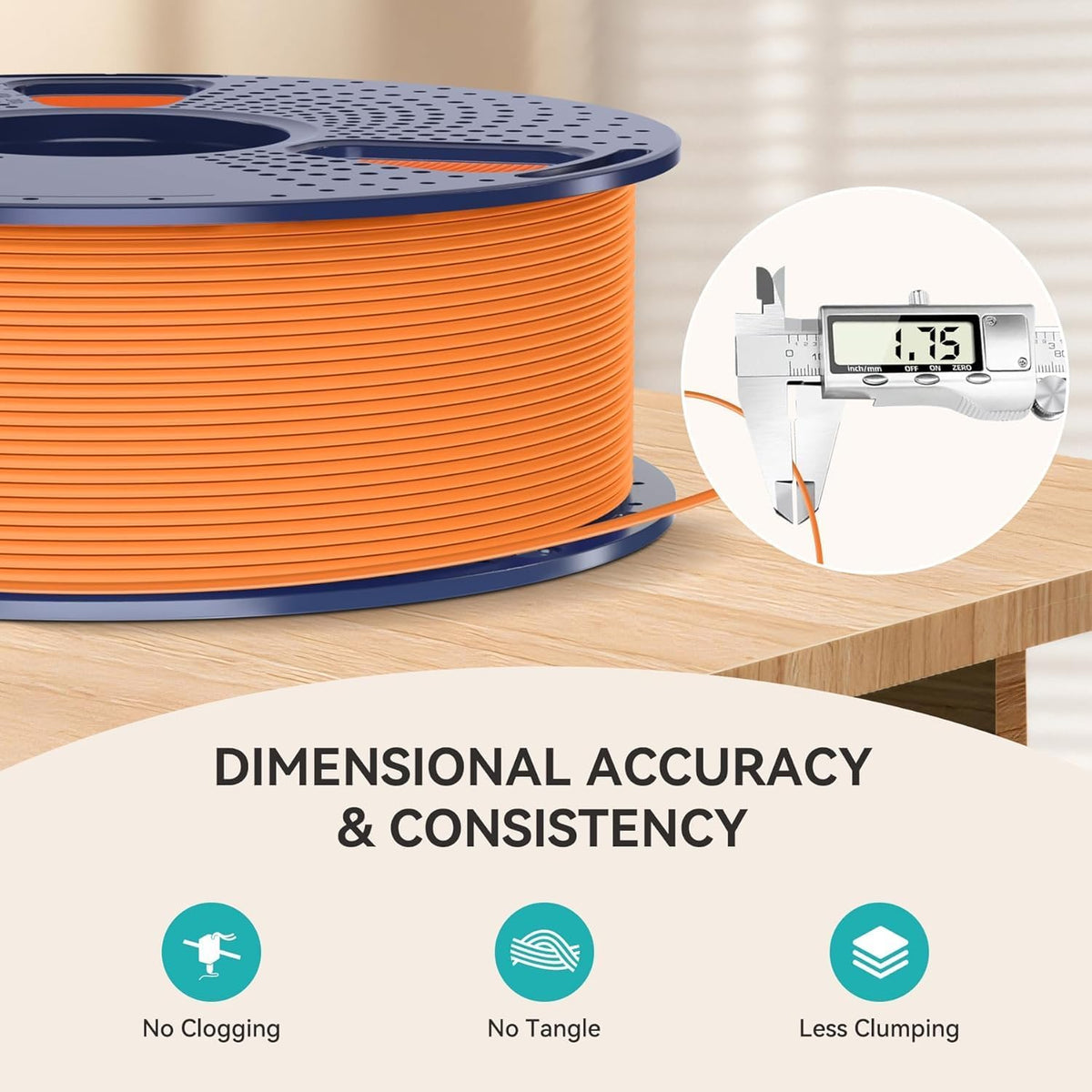 PLA Filament – 3D Printer Filament – 3D Printmateriaal – Matte PLA – 1,75 mm Filament – 10 Kleuren Bundel – 10 kg Totaal – Hoge Dimensionale Nauwkeurigheid +/- 0,02 mm