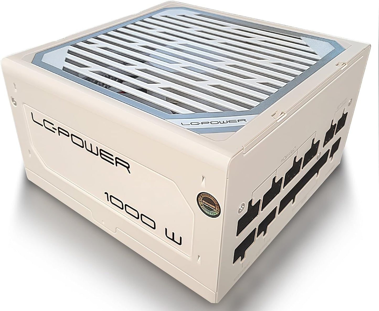 LC-POWER LC1000MW V3.1-1000W, 80 Plus, goud, volledig modulaire ATX-voeding voor hoge prestaties en stabiliteit in uw systeem - efficiënt, flexibel en krachtig