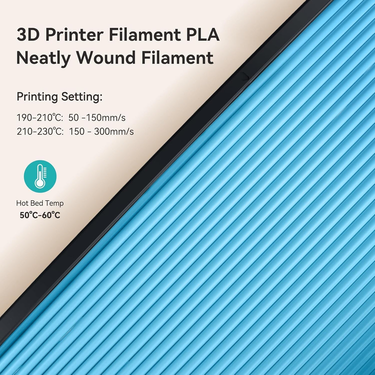 PLA Filament – 3D Printer Filament – 3D Printmateriaal – Matte PLA – 1,75 mm Filament – 10 Kleuren Bundel – 10 kg Totaal – Hoge Dimensionale Nauwkeurigheid +/- 0,02 mm