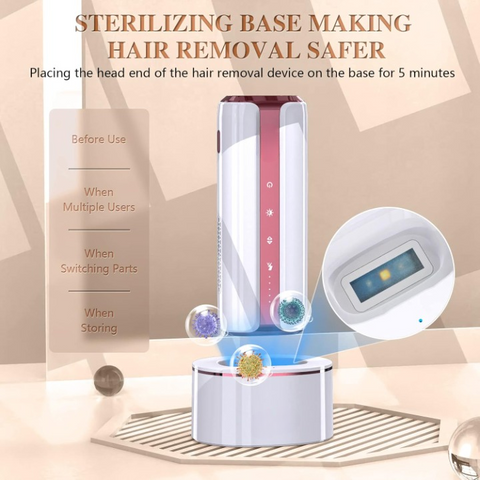 Lichttherapie - Rood Licht Therapie - LED-Therapie - IPL-Apparaten - Gratis Veiligheidsbril - 2 Laser Ontharing - met 3 Functies - HR-  SC - RA - Rood Licht Huidverjonging -  Saffier Ijskoeling - Lichte Pijnvrije Lazer Epilator - Roze