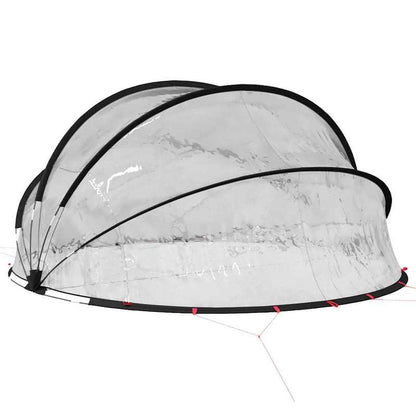 Doorzichtige Pool-Dome – Zwembad Overkapping – Zwembadhoes – Zwembad Bescherming – Zwembad Tent – Ovale Vorm – Duurzaam PVC – Geschikt Voor Alle Seizoenen