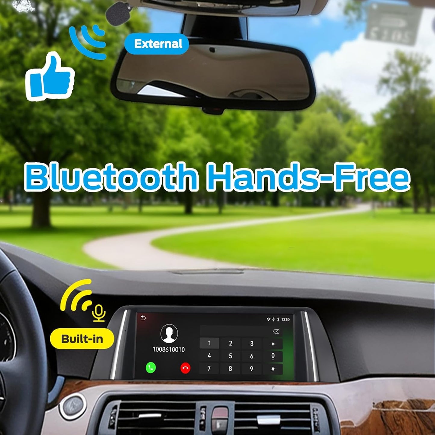 Autoradio – Multimedia Systeem – Navigatie Radio – Bluetooth Audio – CarPlay Android Auto – Razendsnel Opstarten – Behoudt Originele Besturing