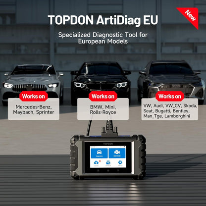 OBD2 Scanner – Auto Diagnose Tool – Foutcode Uitlezer – ECU Codering – Universeel Compatibel – 28+ Servicefuncties – Draadloos via Wi-Fi – USB Oplaadbaar