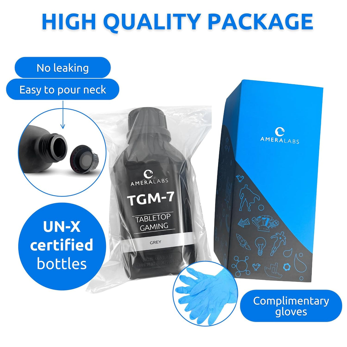 3D-printhars – 3D Printhars – 3D Printerhars – UV Hars – Resin Hars – Snelle Uitharding – Robuuste Hoge Resolutie – 1 Liter Grijs