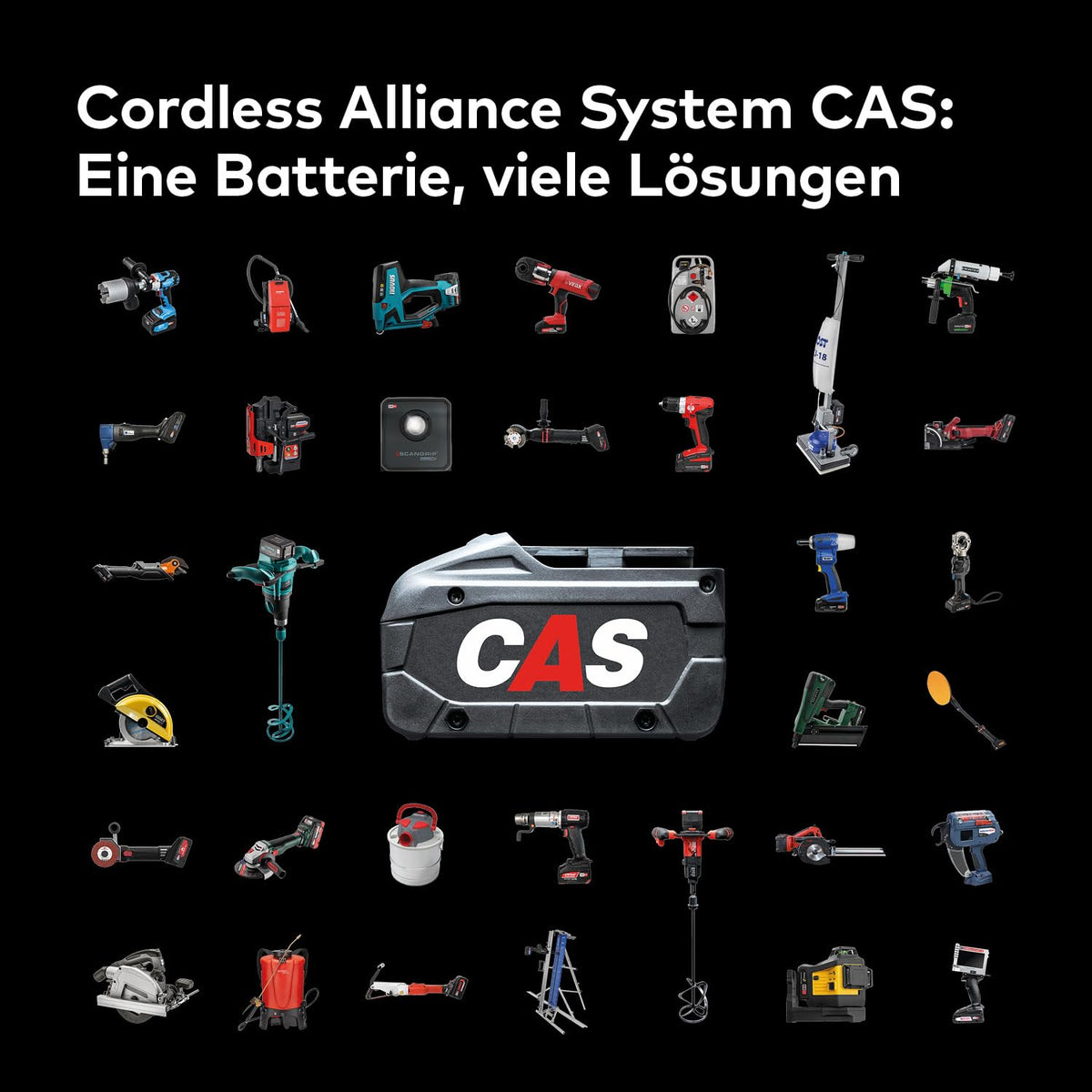 Metabo CAS S10 Plus Accustofzuiger, draadloos en krachtig, industriële stofzuiger en commerciële stofzuiger voor gebruik en huishouden, Made in Switzerland