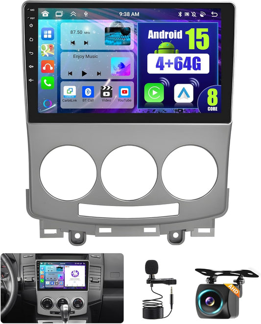 Android Autoradio – Multimedia Systeem – Navigatie Unit – Touchscreen Radio – Inbouw Autoradio – 9 Inch Scherm – Draadloos CarPlay & Android Auto - QUORE