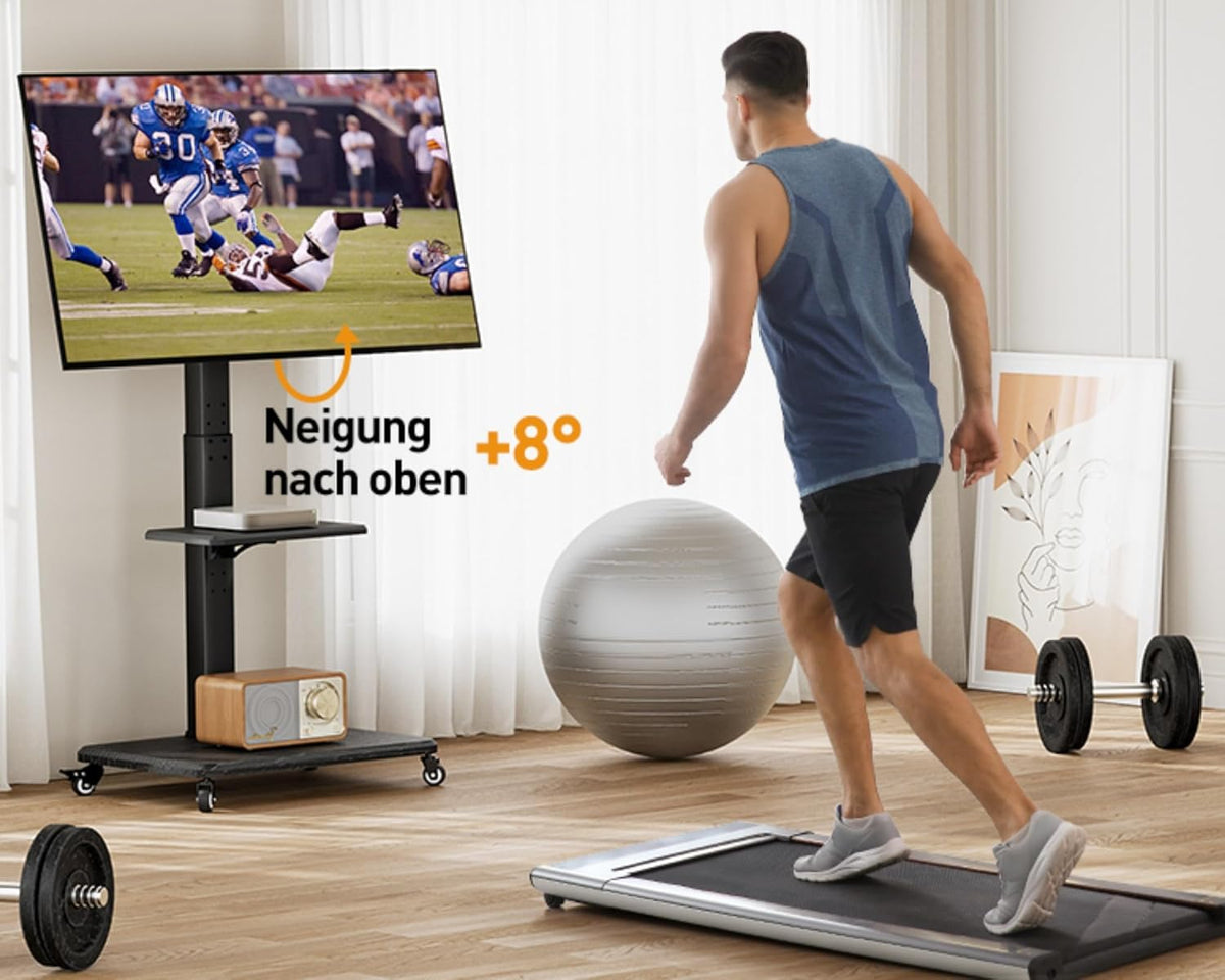 TV-standaard met wielen voor 32-75" tv's