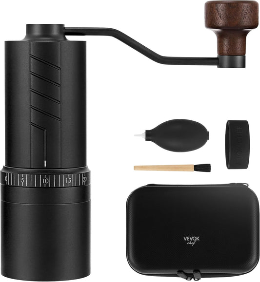 Handmatige Koffiemolen – Koffiemolen – Handkoffiemolen – Koffiebonen Molen – Koffiemaler – 20 Maalstanden – 35 G Capaciteit