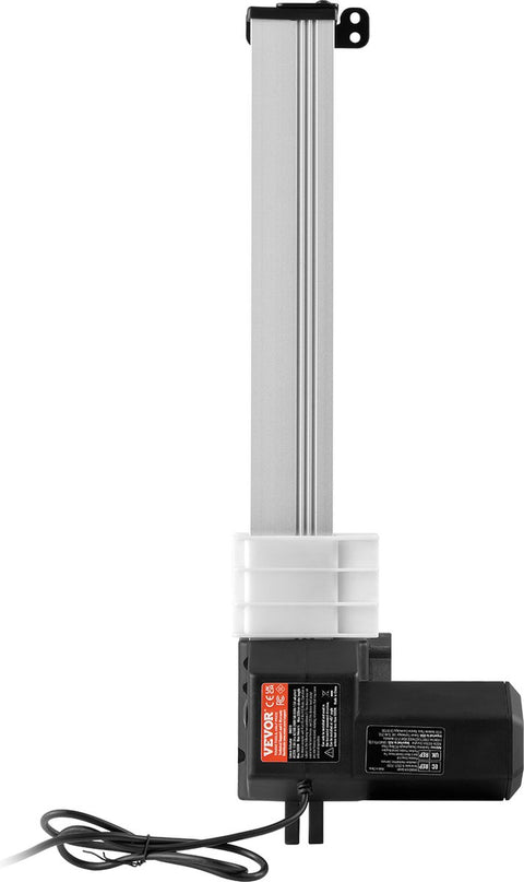 Lineaire Actuatorkit - 1000N - 24V - IP44 - Bescherming - Adaptervoeding - voor Het Optillen van tv/Tafel/Bank - Zilver