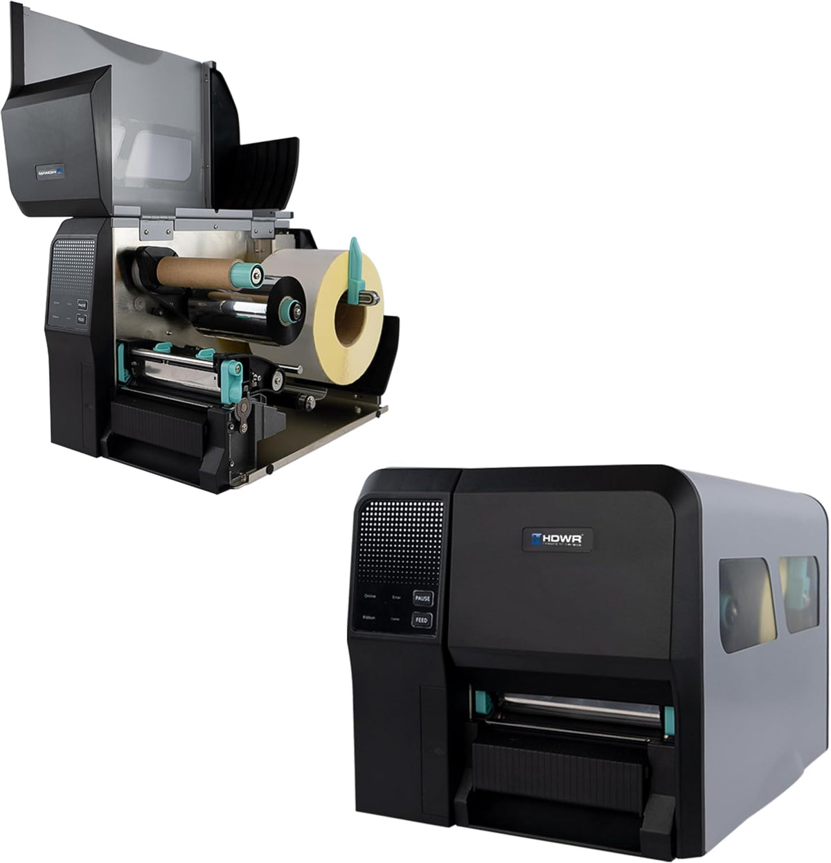 OPrint-IA200N, industriële labelprinter, directe warmteoverdrachtstechnologie, resolutie 203 dpi, USB-interfaces, ethernet, afdruksnelheid 203 mm/seconde, functies