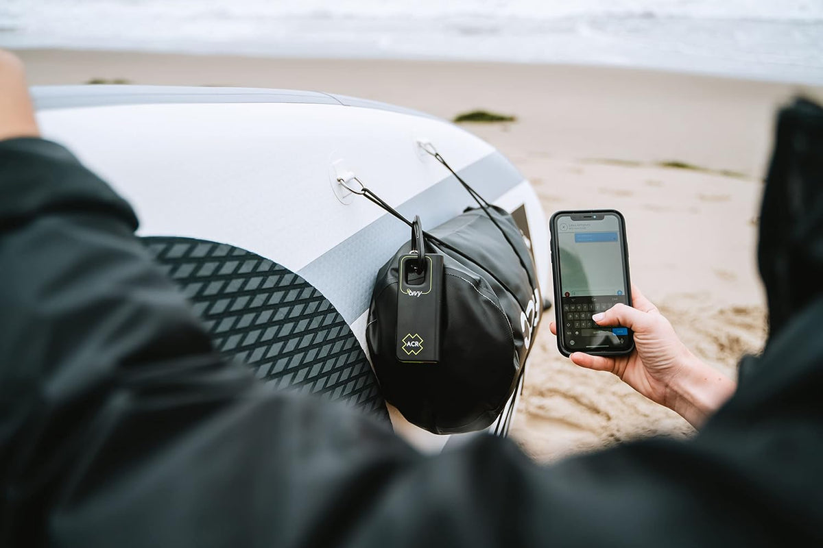 ACR Bivy Stick Satellite Communicator - Wereldwijde tweerichtings-tekstberichten, GPS-tracking, kaarten en navigatie, nood-SOS, weerberichten en locatie delen, compatibele app