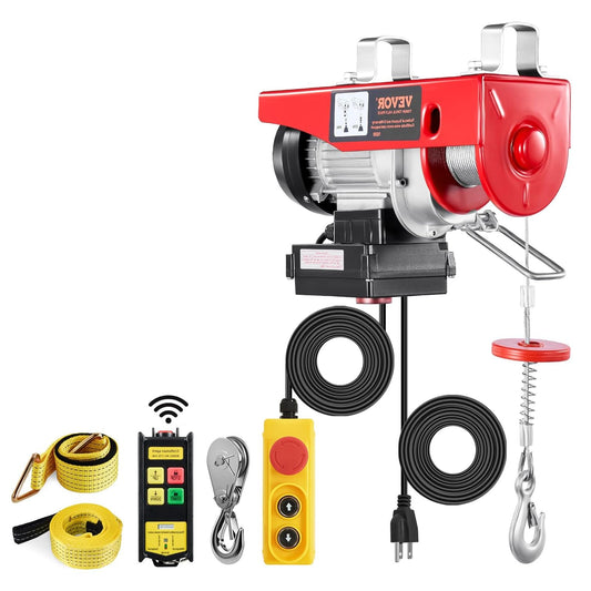 Elektrische Katrol – Elektrische Takel – Plafondlift – Hijsketting – Garage Takel – Max Draagvermogen 200 kg – Draadloze Afstandsbediening 100 m