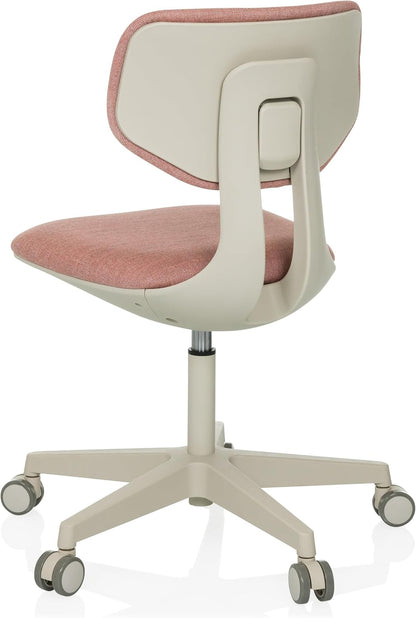 hjh OFFICE Kinder bureaustoel KID CLASSIC Stof Roze