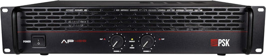 Eindversterker – PA-Versterker – Eindtrap – 2-Kanaals Versterker – Audioversterker – 2 x 200 W Bij 4 Ohm – Bridge-Modus Tot 400 W RMS Bij 8 Ohm