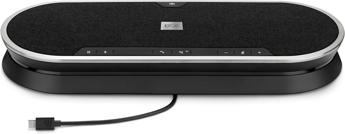 EPOS EXPAND 80T - Premium Bluetooth® Speakerphone voor Zakelijke Conferenties met EPOS Voice™, Adaptieve Bundelvormende Microfoons en Superieure Duplex Prestaties