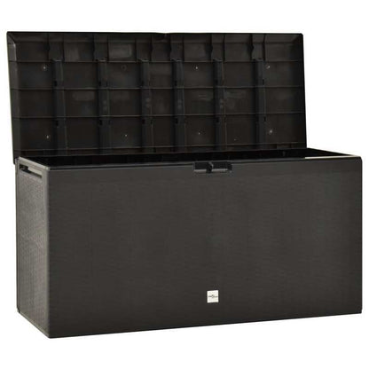 Opbergbox Tuin – Tuinkussenbox – Tuinkist – Kussenbox – Tuincontainer – 290L Inhoud – Duurzaam & Stabiel – Modern Antraciet Design – Weerbestendig