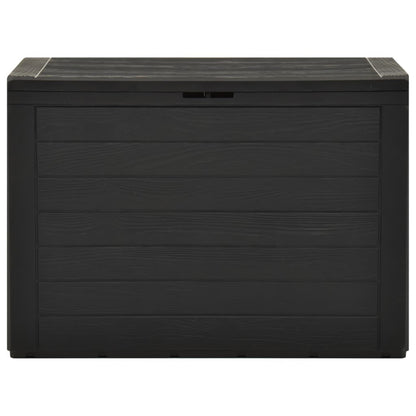 Opbergbox Tuin – Tuinkussenbox – Tuinbox – Tuinkist – Tuinopbergkast – Duurzaam Polypropyleen – Vergrendelbaar Deksel – 190 Liter – 78x44x55 cm – Antraciet
