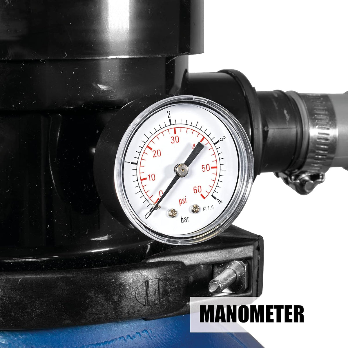 MAUK® Pool zandfilterinstallatie | incl. zwembadpomp | 7500 l/h - 60 m³ blauw