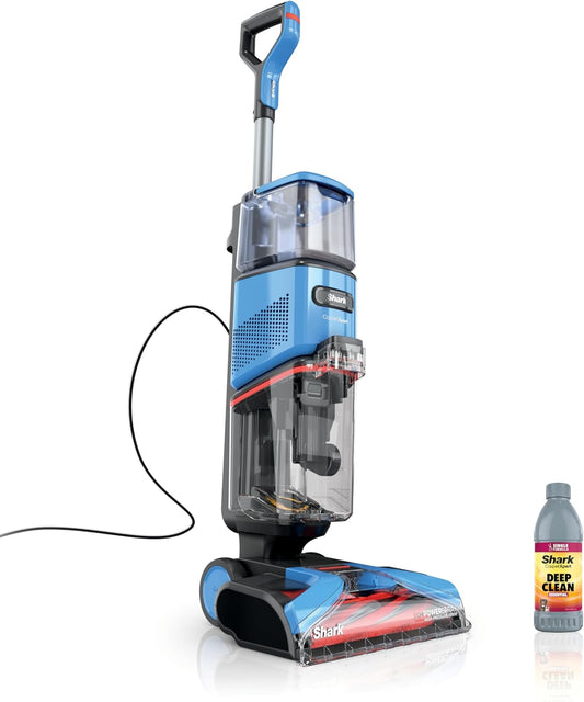 Shark EX121BRN CarpetXpert Upright Pet Carpet Cleaner Deep Cleaning Dirt and Dirt Removal Carpet Shampoo, Blue - QUORE