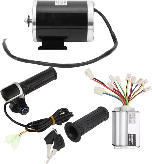 Elektrische Fiets Motor Conversie Kit, DIY 48V 1000W Motor Met Gashendel Toetsen Controller Voor Elektrische Scooter