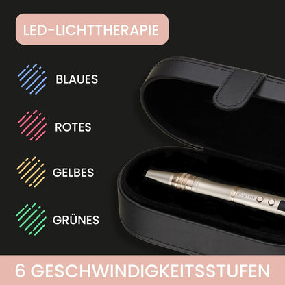 Beautifly Meso Intense Golden microneedling pen, mesotherapie, gezichtsmassageapparaat, anti-rimpels, dermapen, dermaroller, massageapparaat, anti-aging, massage, gezichtsmassage