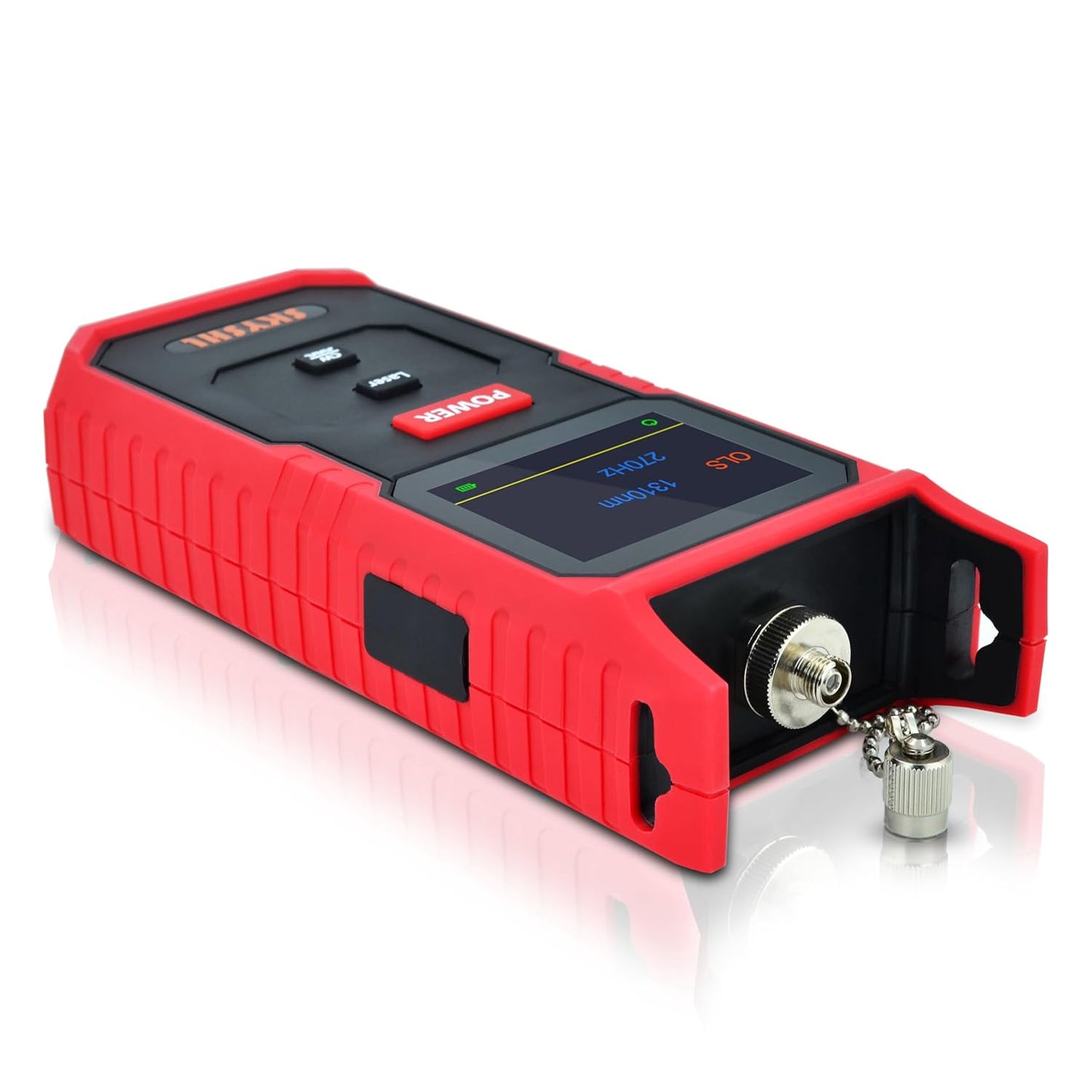 1310nm en 1550nm OLS Optische Lichtbron SM Optical Fiber Light Source Tester met SC+FC+ST+LC UPC adapter en Kleurenscherm-SS100S3