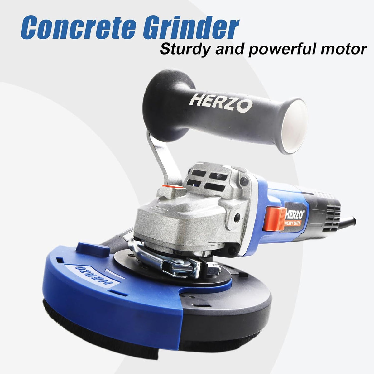 Betonschuurmachine 125 Mm – Betonslijper, Slijpmachine, Diamantslijper, Vloerschuurmachine – 1400 W – Instelbaar Toerental