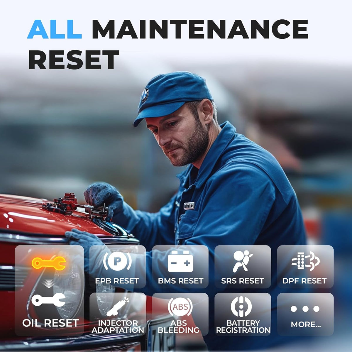 AUTOPHIX Elite Volledige Systemen Diagnostische Scan Tool Compatibel met VW Automotive Volledige Functies OBD2 Scanner Code Reader Batterij Registratie Tool Compatibel met VW Audi Na 1996
