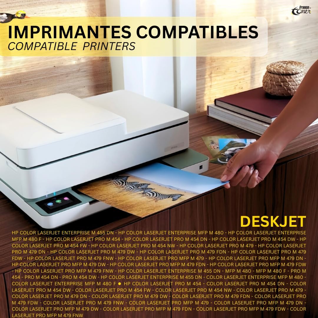 Magenta Tonercartridge – Toner Cartridge – Printercartridge – Laserjet Toner – Toner Cartridge Met Chip – Hoge Printcapaciteit – Eenvoudige Installatie