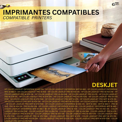 Magenta Tonercartridge – Toner Cartridge – Printercartridge – Laserjet Toner – Toner Cartridge Met Chip – Hoge Printcapaciteit – Eenvoudige Installatie