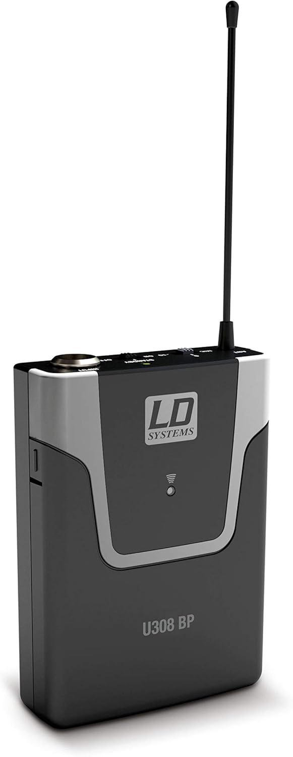 LD Systems U308 BPH - radiosysteem met bodypack en headset - 863-865 MHz + 823-832 MHz