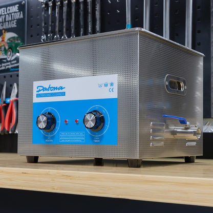 Ultrasone Reiniger – Ultrasoon Cleaner – Reinigingsapparaat – Sieraadreiniging – Motoronderdelen Reiniger – 13 Liter Inhoud – Verwarmingsfunctie Tot 80°C