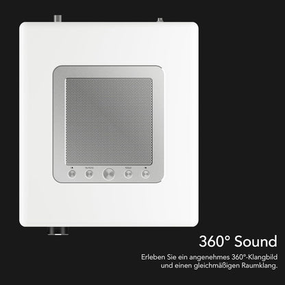sonoro Elite internetradio met cd-speler (FM, DAB Plus, Podcasts, Spotify, Amazon Music, Deezer), wit