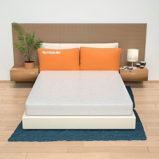 miasuite i sogni italiani Matras Memory afneembaar, 140 x 200 cm, hoogte 20 cm, allergeenvrij, mijtbestendig, ademend - One