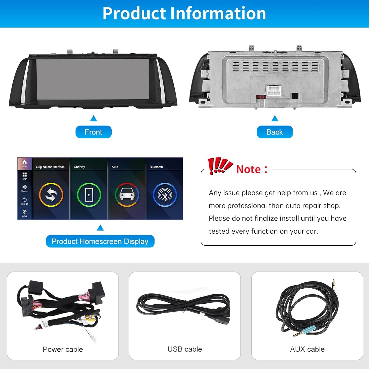 10,25 Inch Touchscreen Autoradio – Autostereo – Multimedia Systeem – Navigatiesysteem – Draadloze CarPlay – Wireless CarPlay & Android Auto – Hoge Resolutie 1920x720 – Perfecte OEM Integratie
