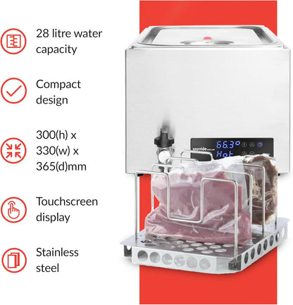 SousVideTools - Compact Waterbad, 28 Liter